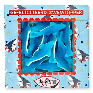 Snoep Haaien - Gefeliciteerd Zwemtopper