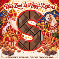 Laad afbeelding in Gallerij viewer, Chocolade Reep Kaart Wie Zoet Is Krijgt Letters
