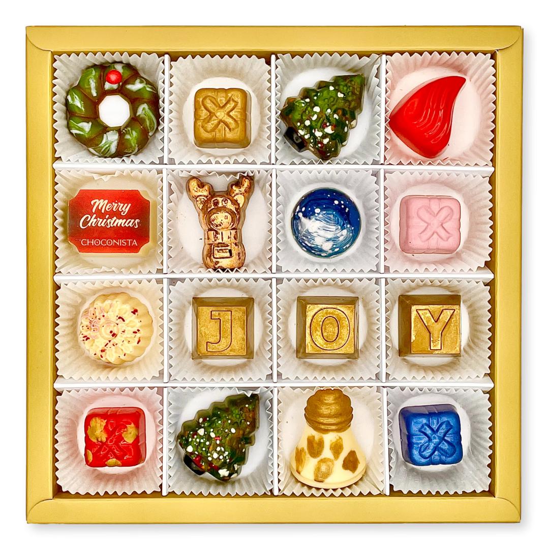 Foto brievenbus chocolade cadeau box ‘Make this December to Remember!’ bestellen