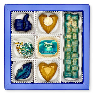 Foto brievenbus chocolade cadeau box ‘Thank you!’ kopen