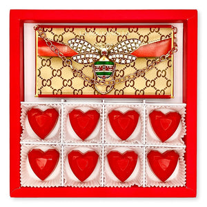 Foto brievenbus chocolade cadeau ‘Mini Bag Box Serena’ kopen