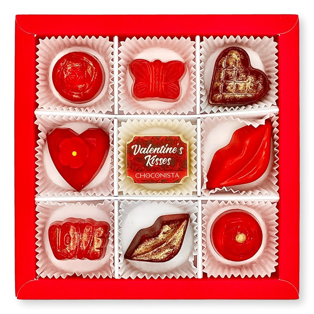 Foto brievenbus chocolade cadeau box ‘Valentine's Wishes’ kopen